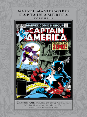 cover image of Marvel Masterworks: Captain America, Volume 16